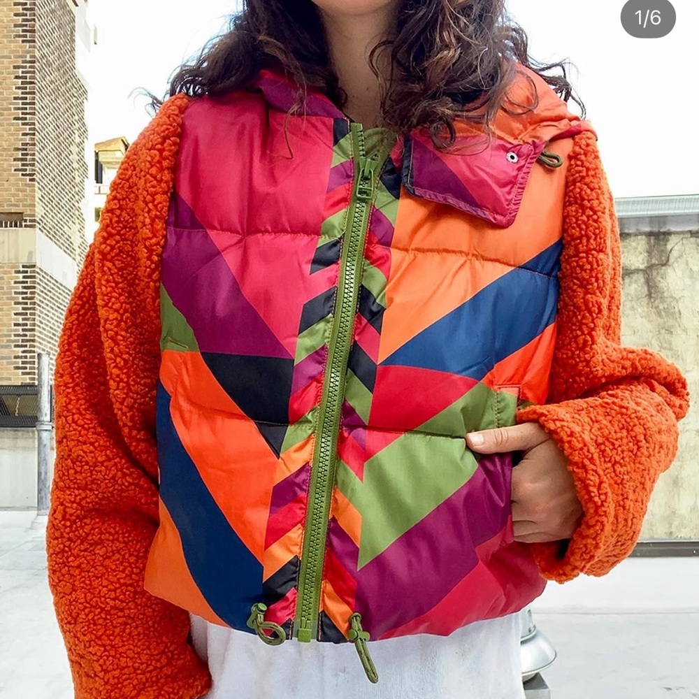 FARM Rio Multicolor Puffer Jacket - Picture 4 of 5